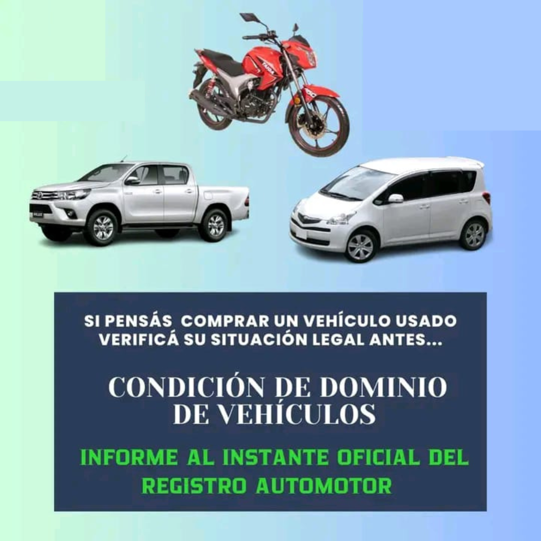 Si piensas comprar un vehículo usado o verificada su situación legal antes