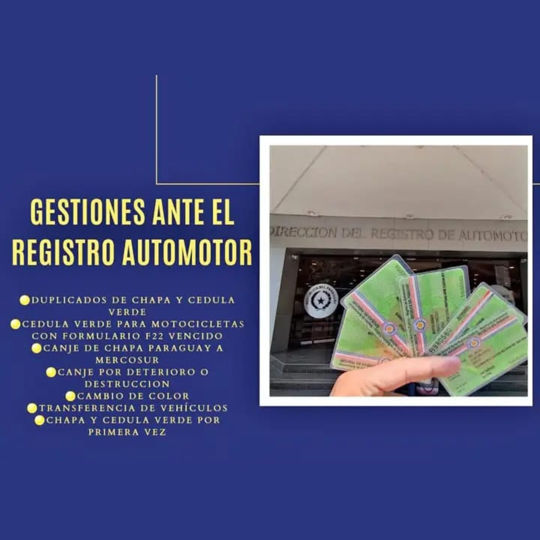 Gestionamos antes el registro automotor