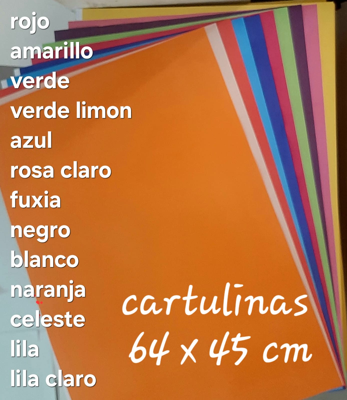 Cartulina 64 x 45 cm