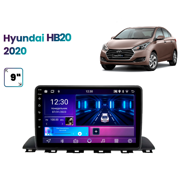 I-Kit Hyundai HB20 9" 2020
