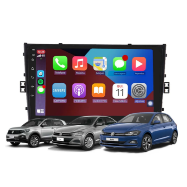 MARCO ADAPTADOR FRAME MOLDURA I-KIT VOLKSWAGEN UNIVERSAL 9" 2018