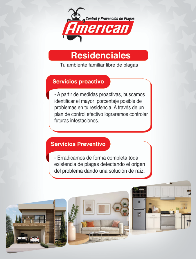 Residenciales tu ambientes familiar libre de plagas