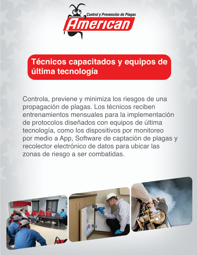 Técnico capacitados y equipos de ultima tecnología