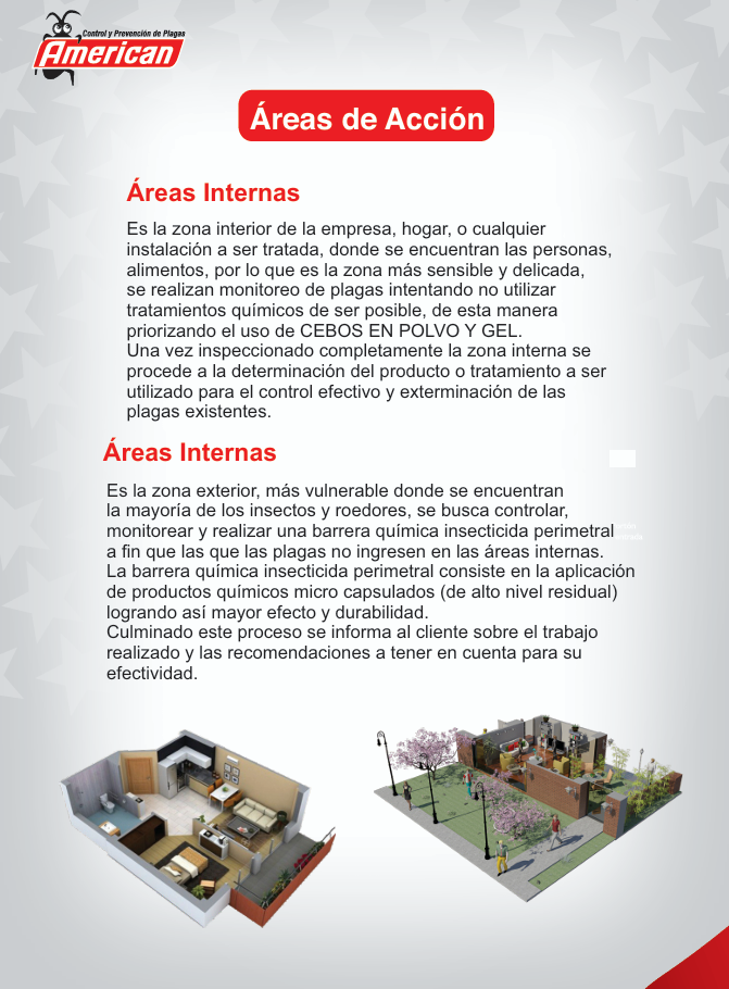 Áreas de acción