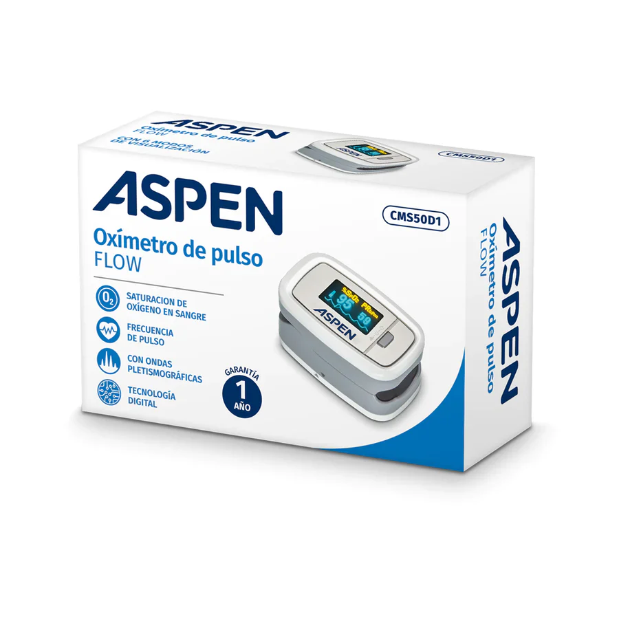 Oximetro de Pulso Flow Aspen CMS50D1- Delivery sin costo