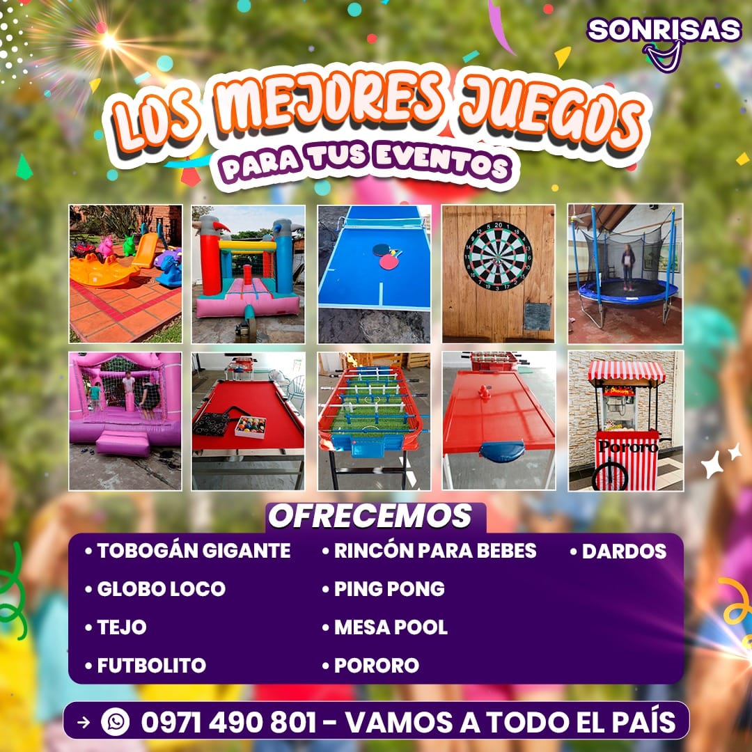 🎈 LOS MEJORES JUEGOS PARA TUS EVENTOS 🎪
