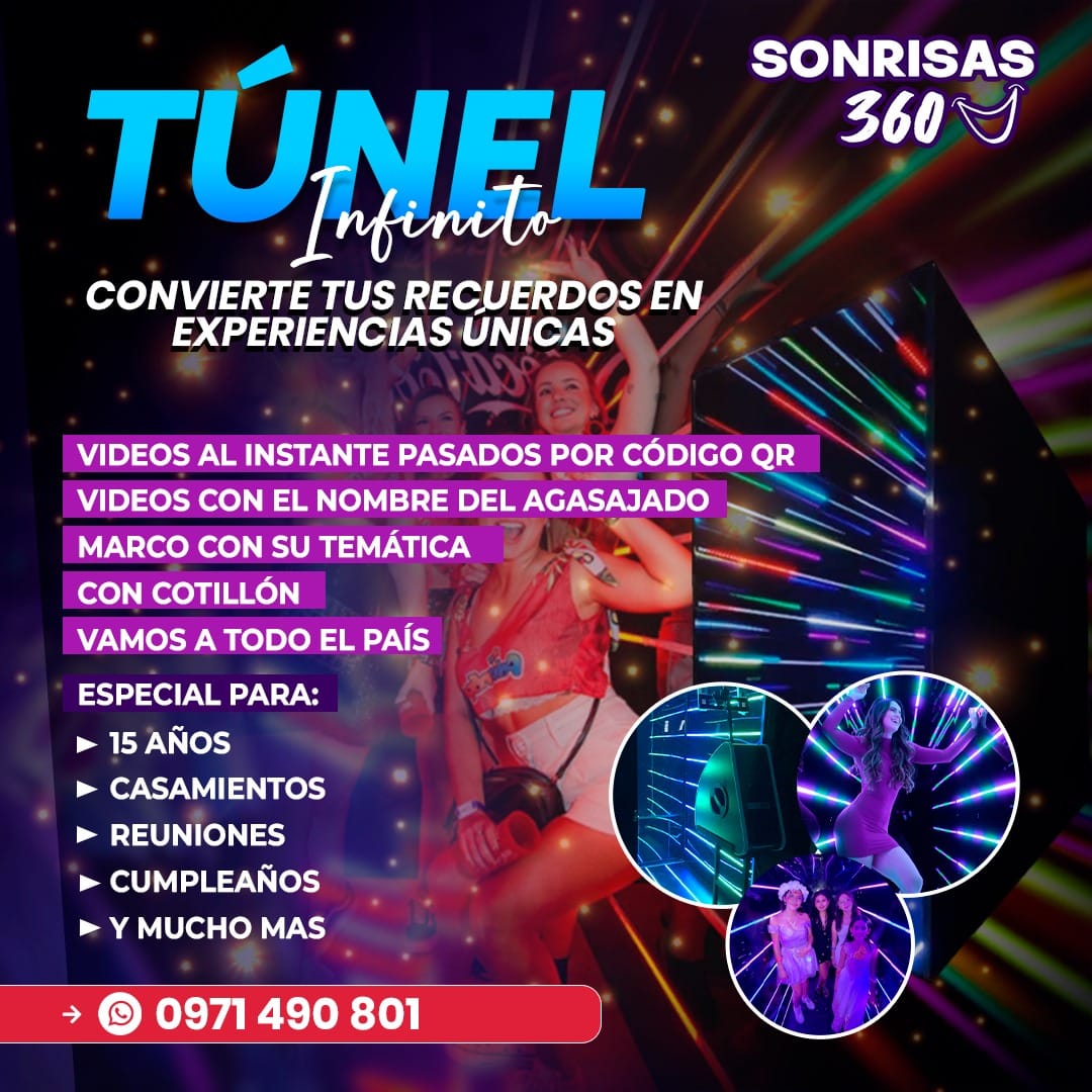 🌈 TÚNEL INFINITO SONRISAS 360 ✨