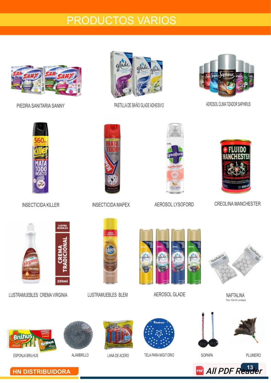 🧽 Productos de Limpieza y Mantenimiento – Variedad y Calidad Garantizada