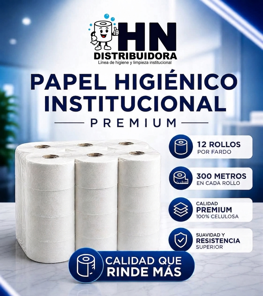 Papel higiénico institucional