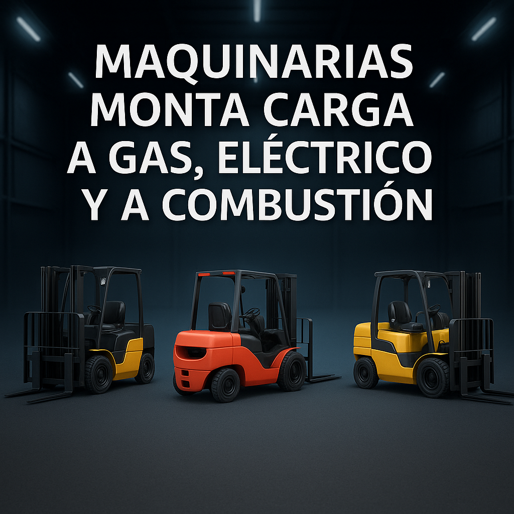 Maquinarias – Monta carga a gas, eléctrico y a combustión ⚙️