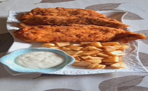 🍽️ Milanesa de tilapia. ✨🐟