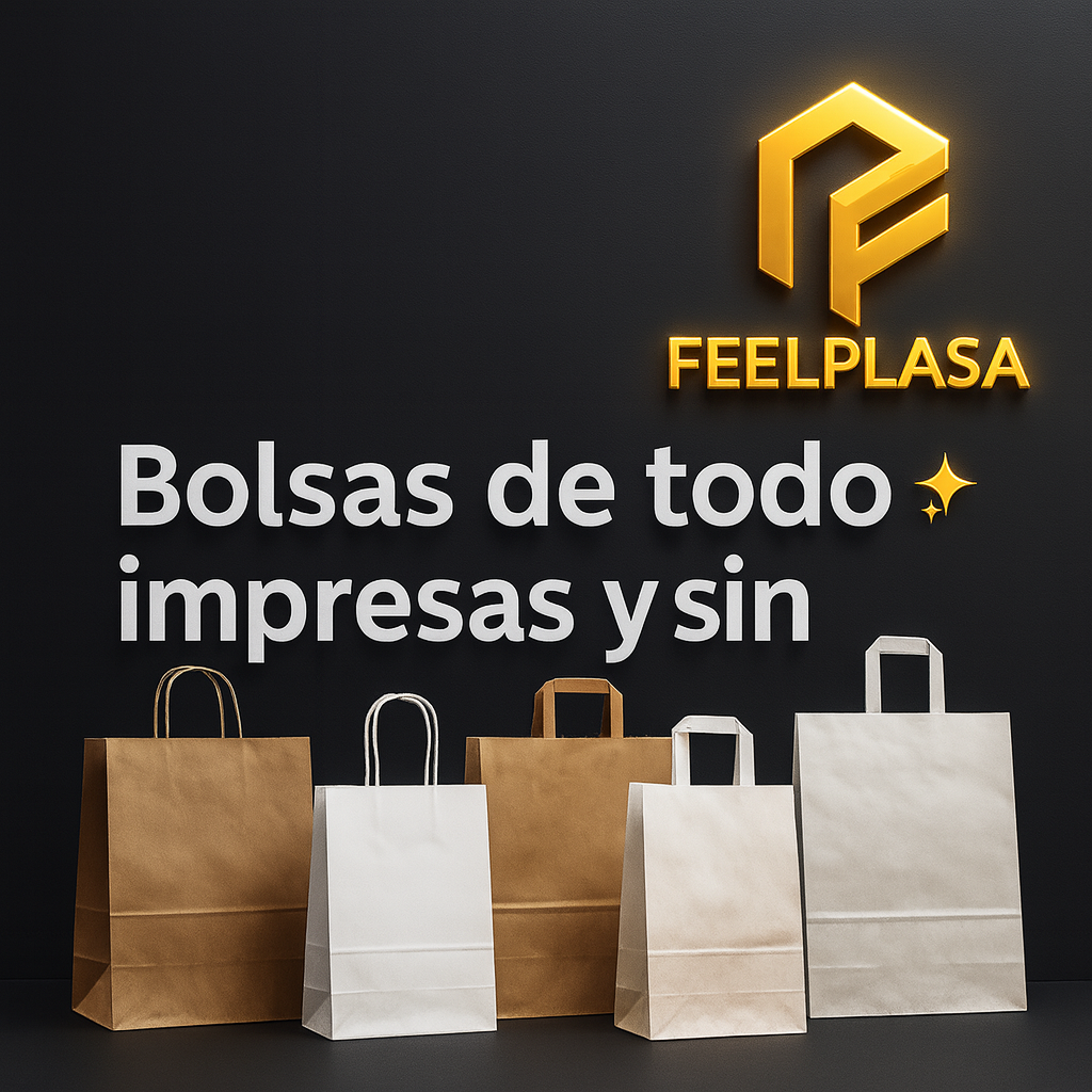 🛍️ Bolsas de todo tipo, impresas y sin impresión 🎨