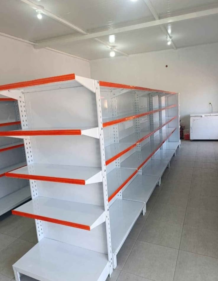 🏪 Góndolas Centrales de 5 Niveles con Separador