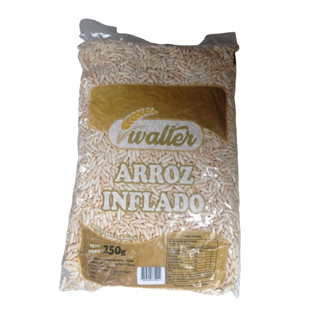🍚 Arroz Inflado Walter – 250 g
