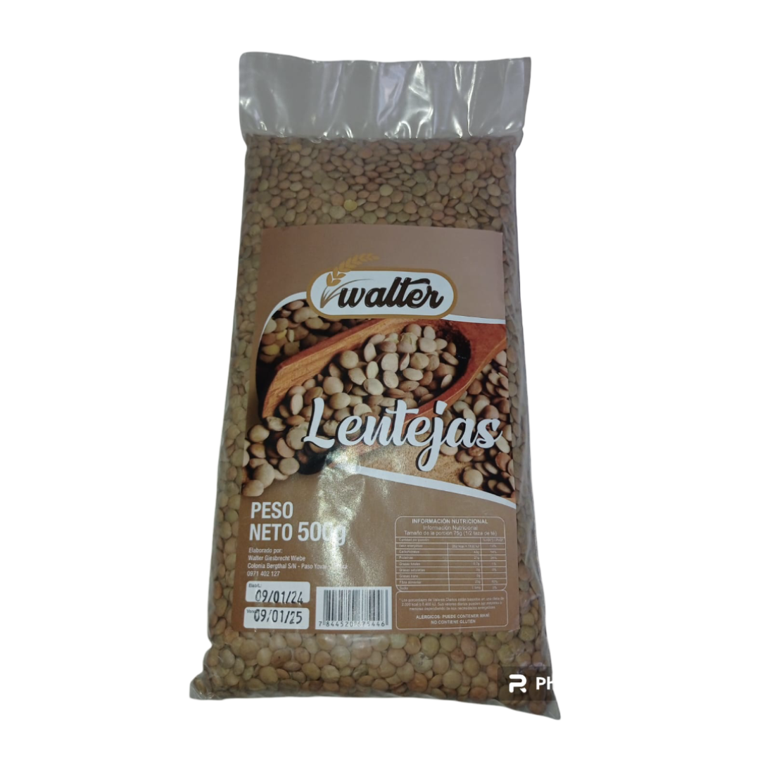 🫘 Lentejas Walter – 500 g