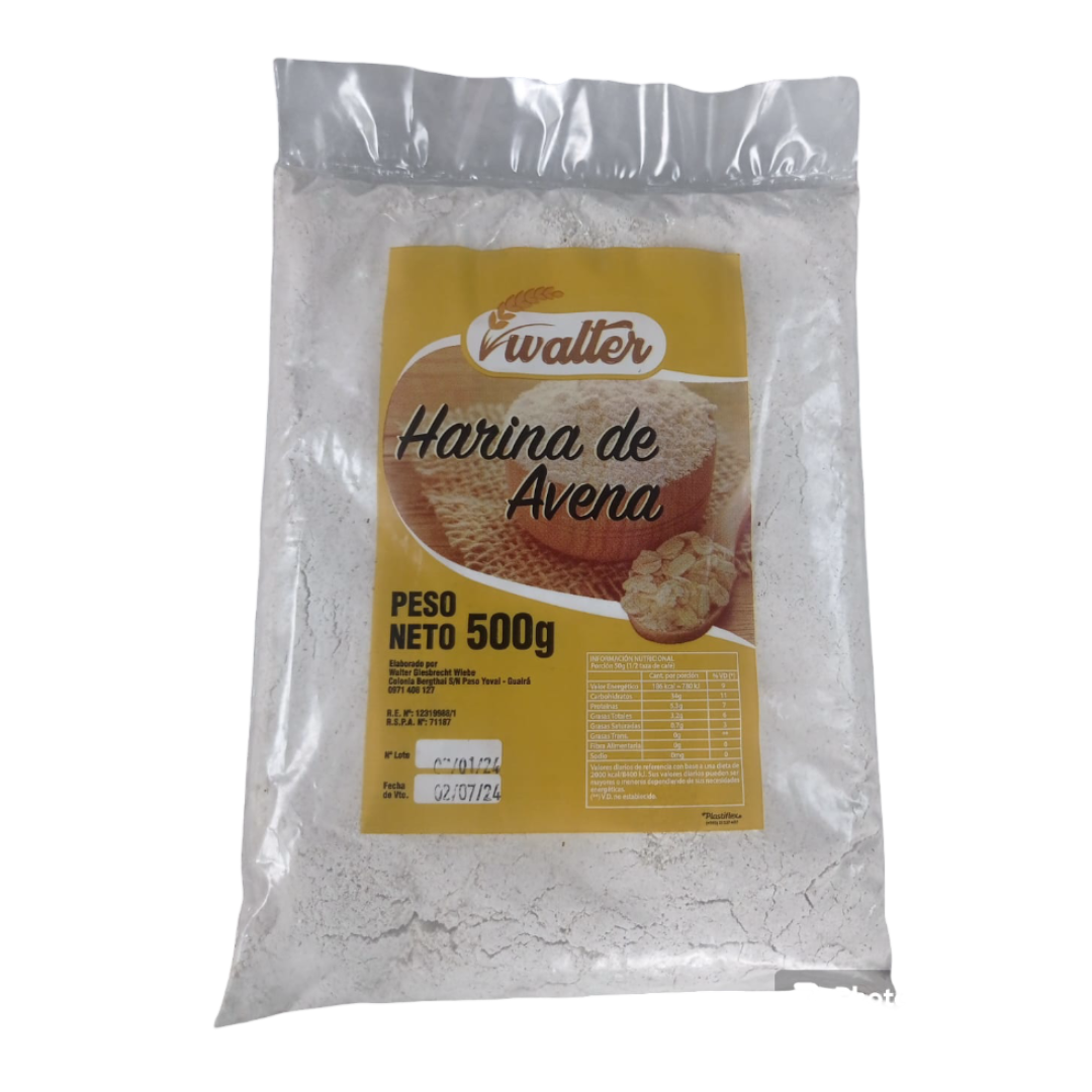 Título: 🌾 Harina de Avena Walter – 500 g