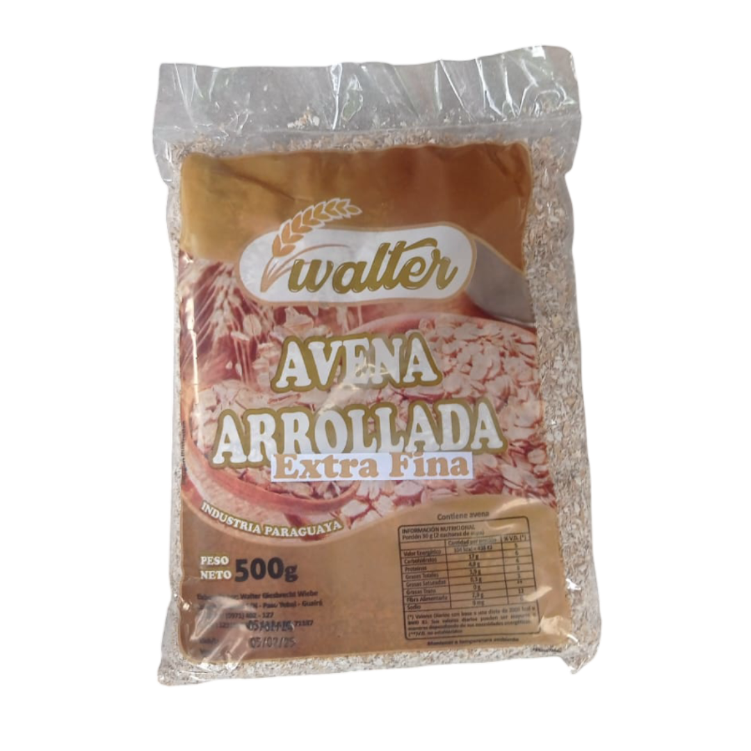 🌾 Avena Arrollada Extra Fina Walter – 500 g