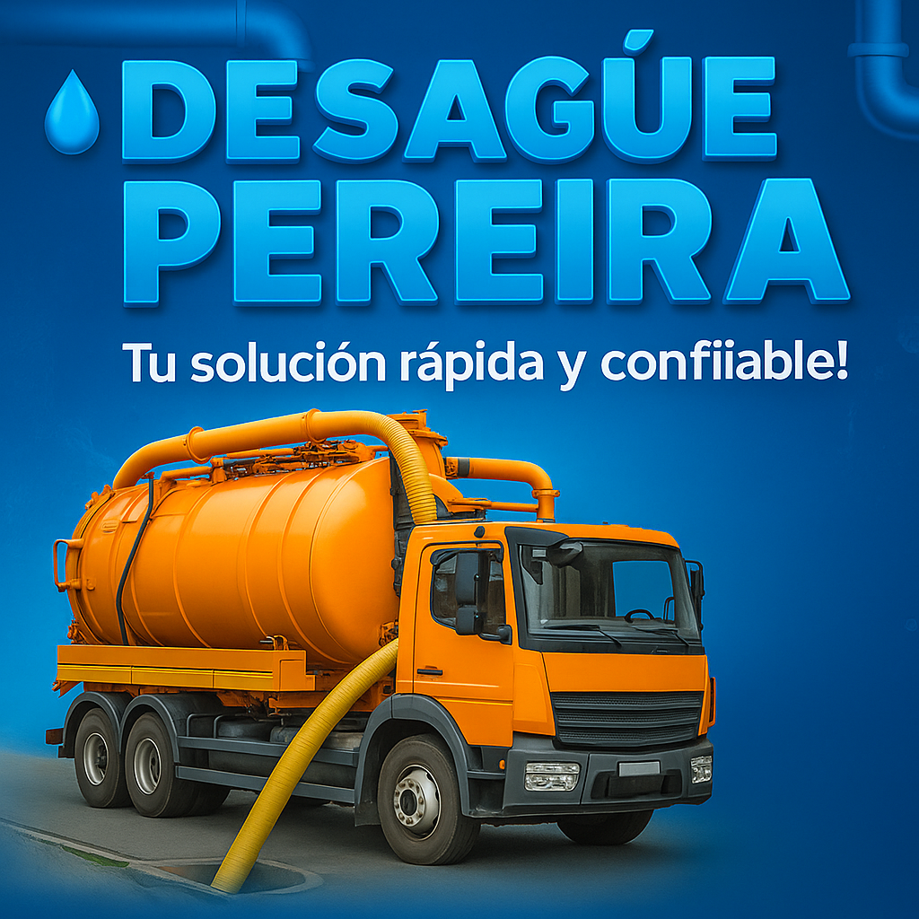 💧 Desagüe Pereira – Tu solución rápida y confiable 🚛