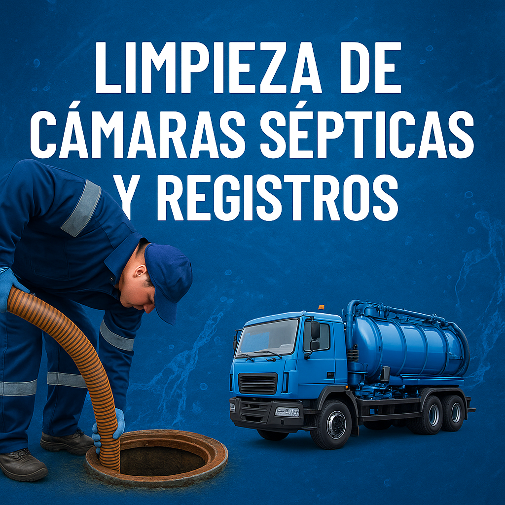 Limpieza de Cámaras Sépticas y Registros 🚛