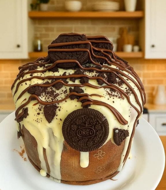 🍫 Panettone Oreo – ¡La mezcla perfecta de sabor y tentación! 🤎✨