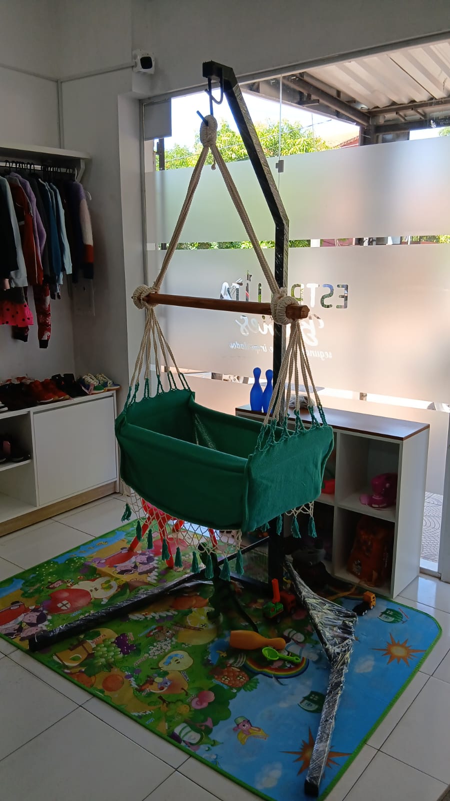 Hamaca cuna con soporte