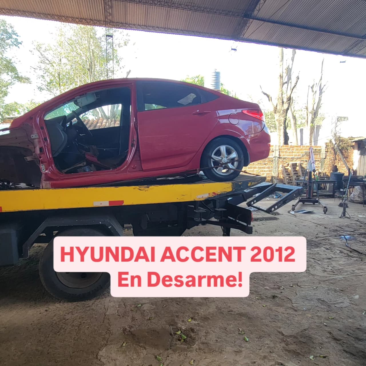 🚘 Hyundai Accent 2012 en desarme – Repuestos y accesorios