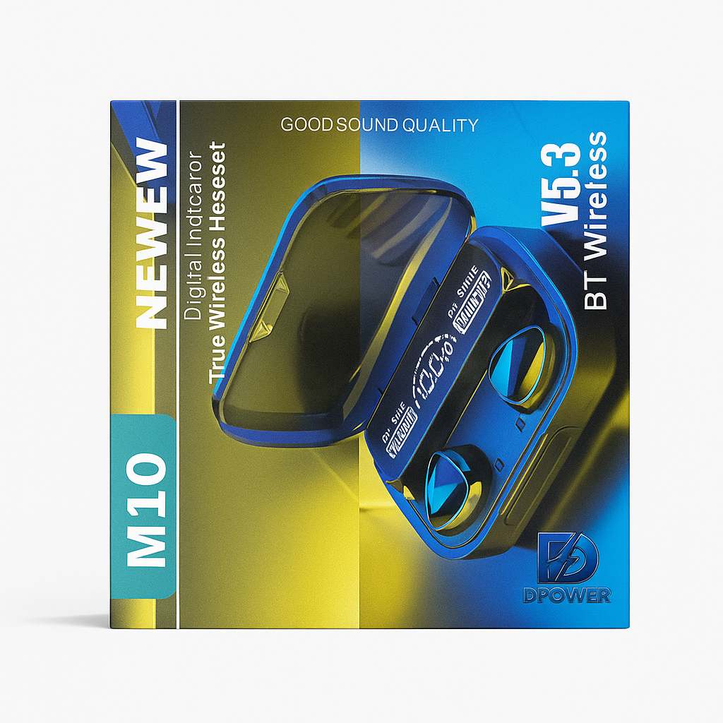 🎧 Auriculares Inalámbricos M10 DPOWER – Versión V5.3