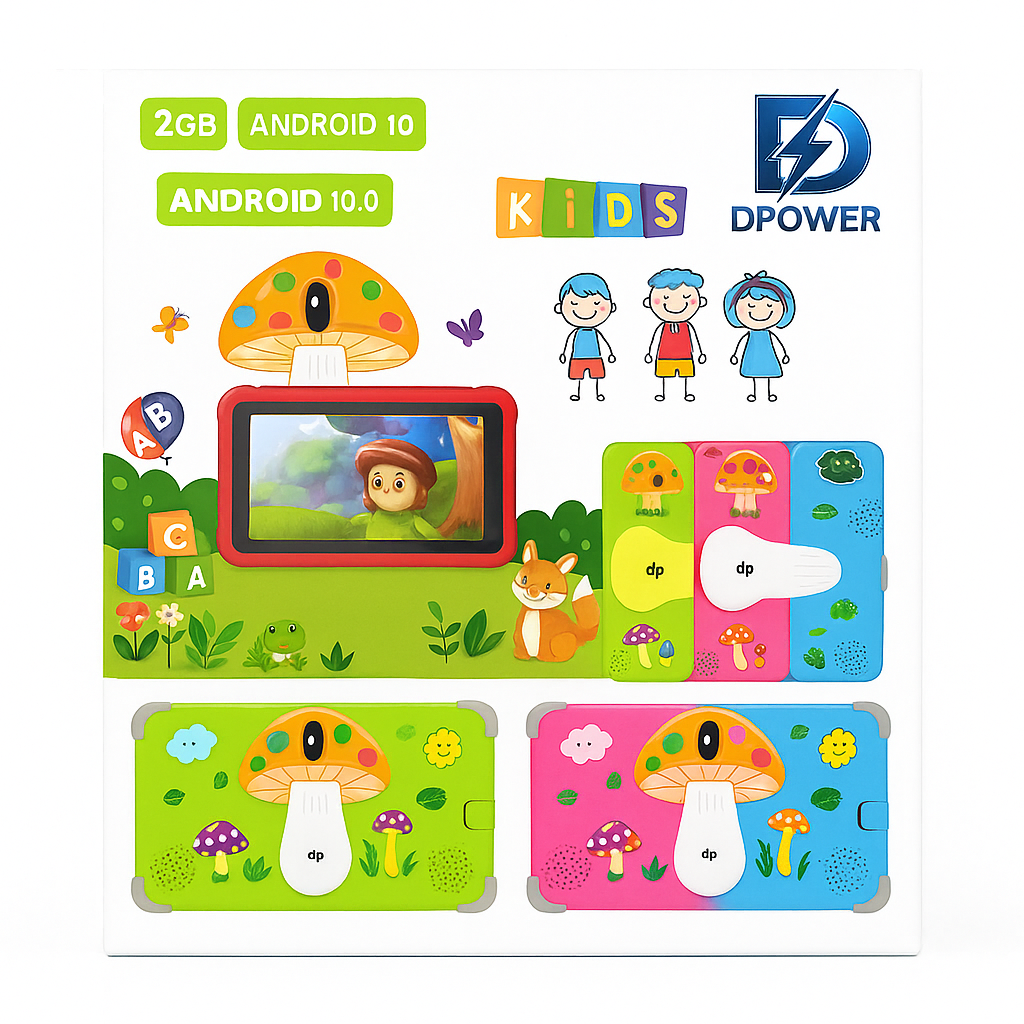 Tablet Infantil DPOWER Kids 🎨📱