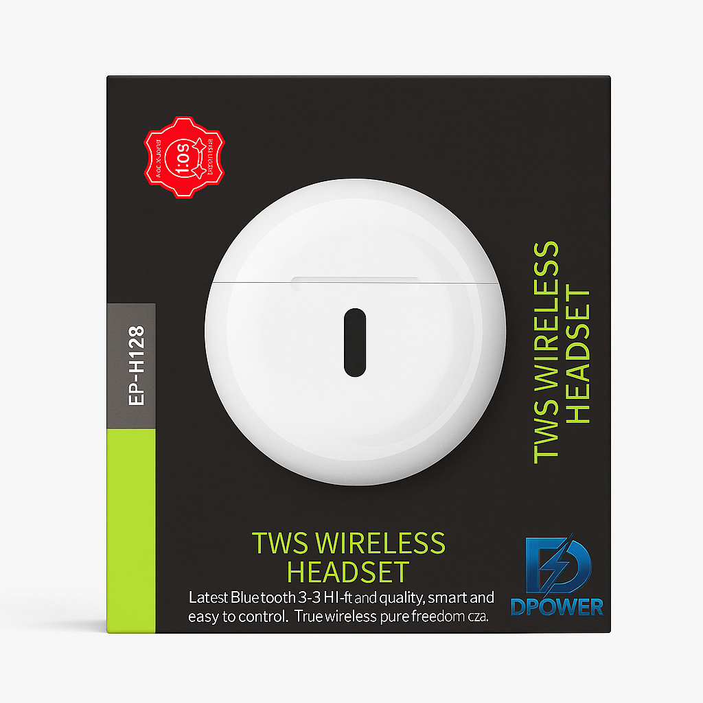🎧 Auriculares TWS Wireless DPOWER – Modelo EP-H128