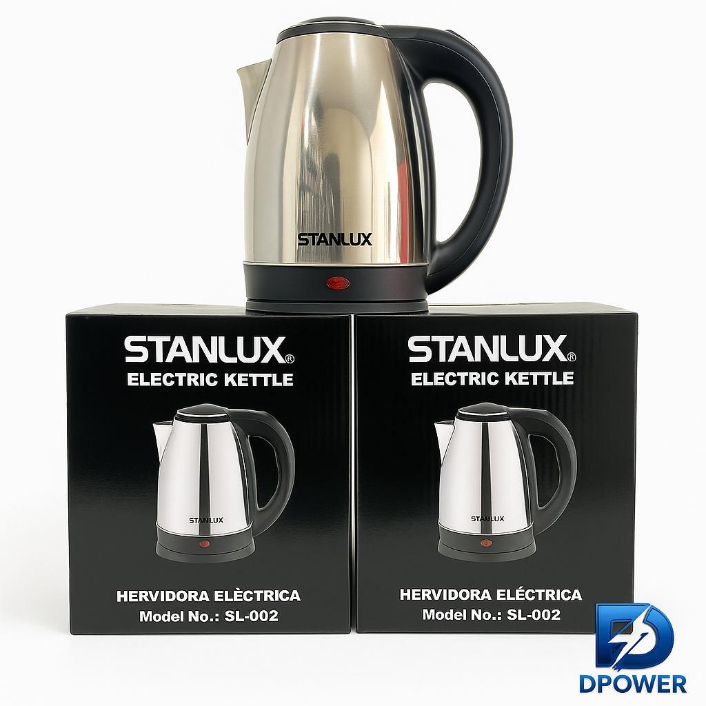 ☕Hervidora Eléctrica STANLUX SL-002 – Acero Inoxidable