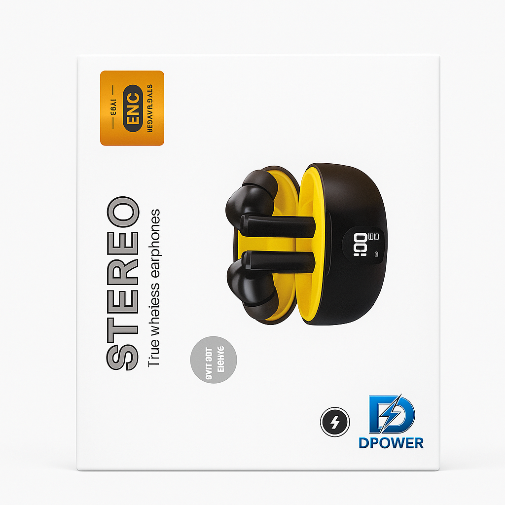🎧Auriculares Inalámbricos STEREO DPOWER con ENC