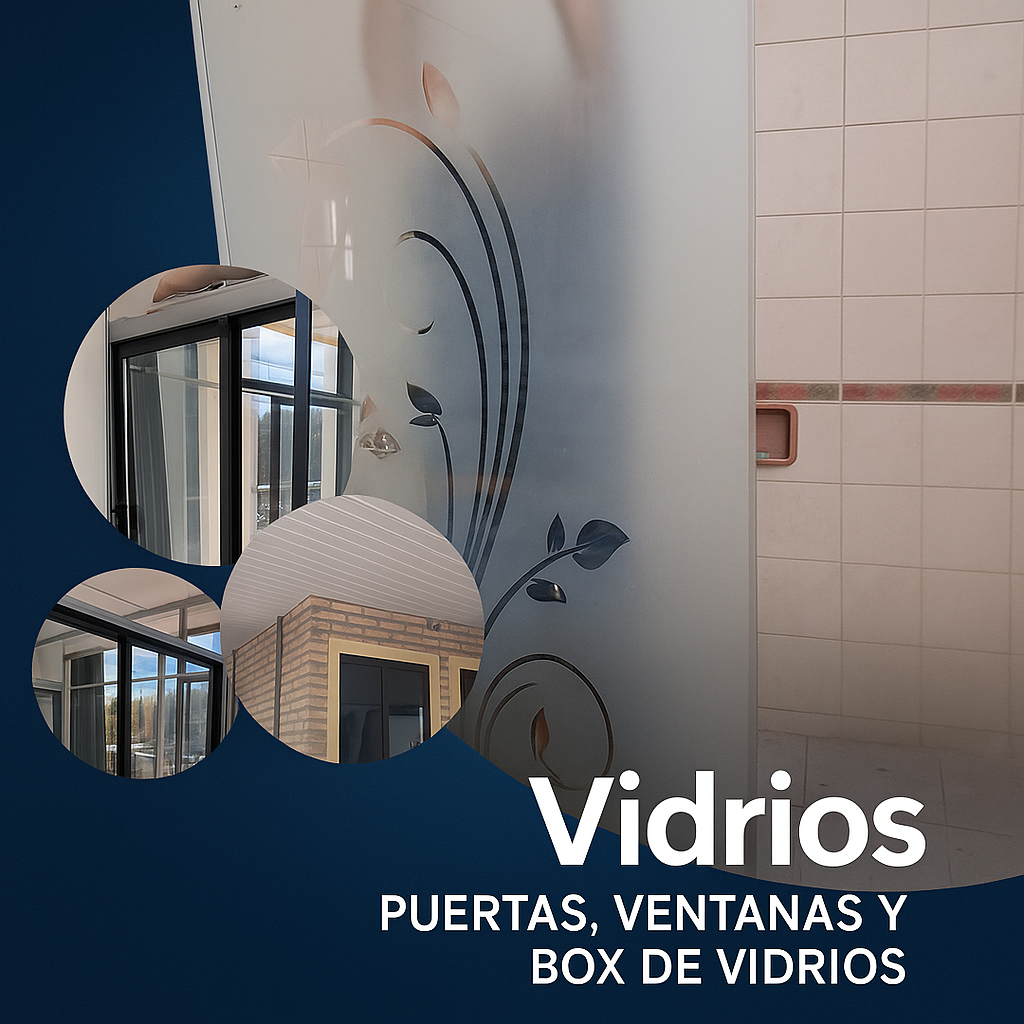 💎 Puertas, Ventanas y Box de Vidrios
