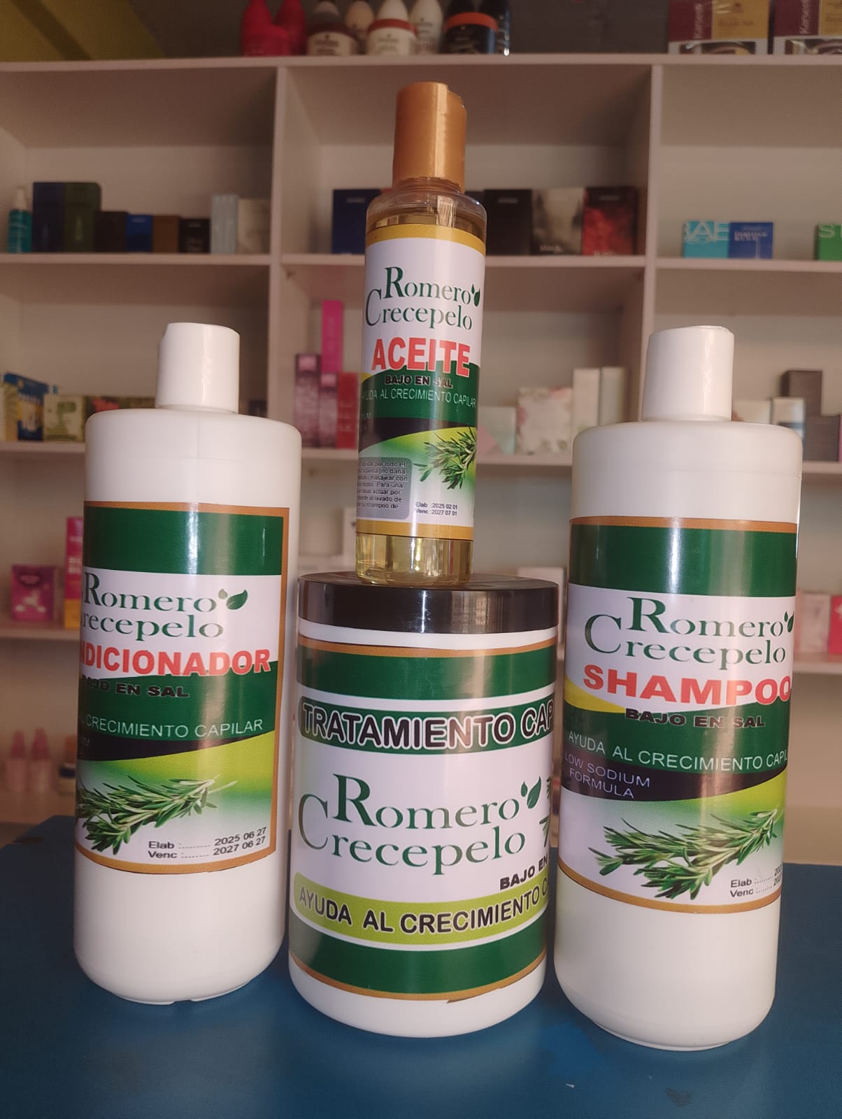 🌿 Kit Romero CrecePelo – Crecimiento Capilar Acelerado