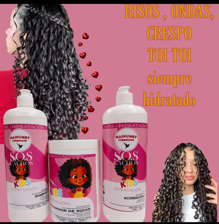 🌟 Kit KIDS SOS Rizos – Hidratación Suprema