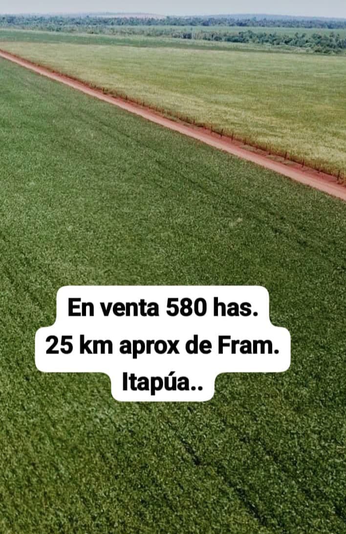 🌾 Campo Agrícola en Venta – Itapúa | 580 Hectáreas