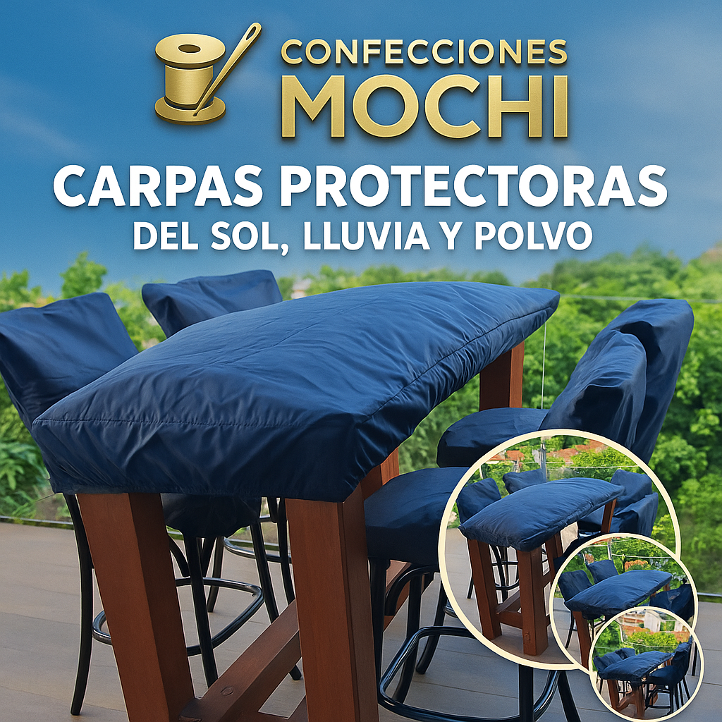 Carpas Protectoras para Muebles – Resistentes al Sol, Lluvia y Polvo