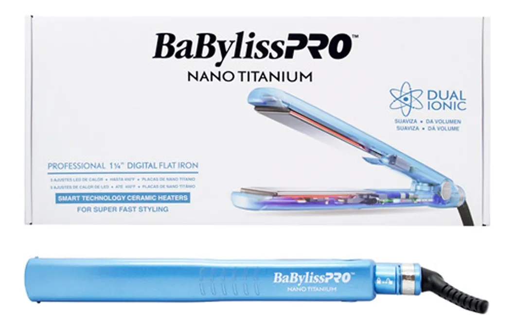 Planchita de pelo BaBylissPRO BNT9125TES celeste