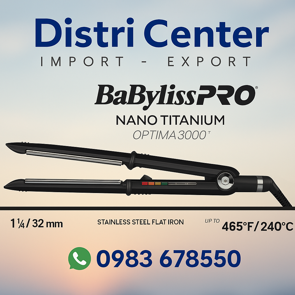 🔥 BabylissPRO Nano Titanium Optima 3000 – Profesional