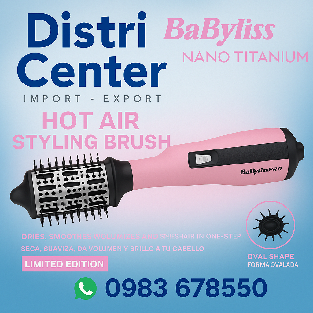 BabylissPRO Hot Air Styling Brush – Cepillo Secador 2 en 1