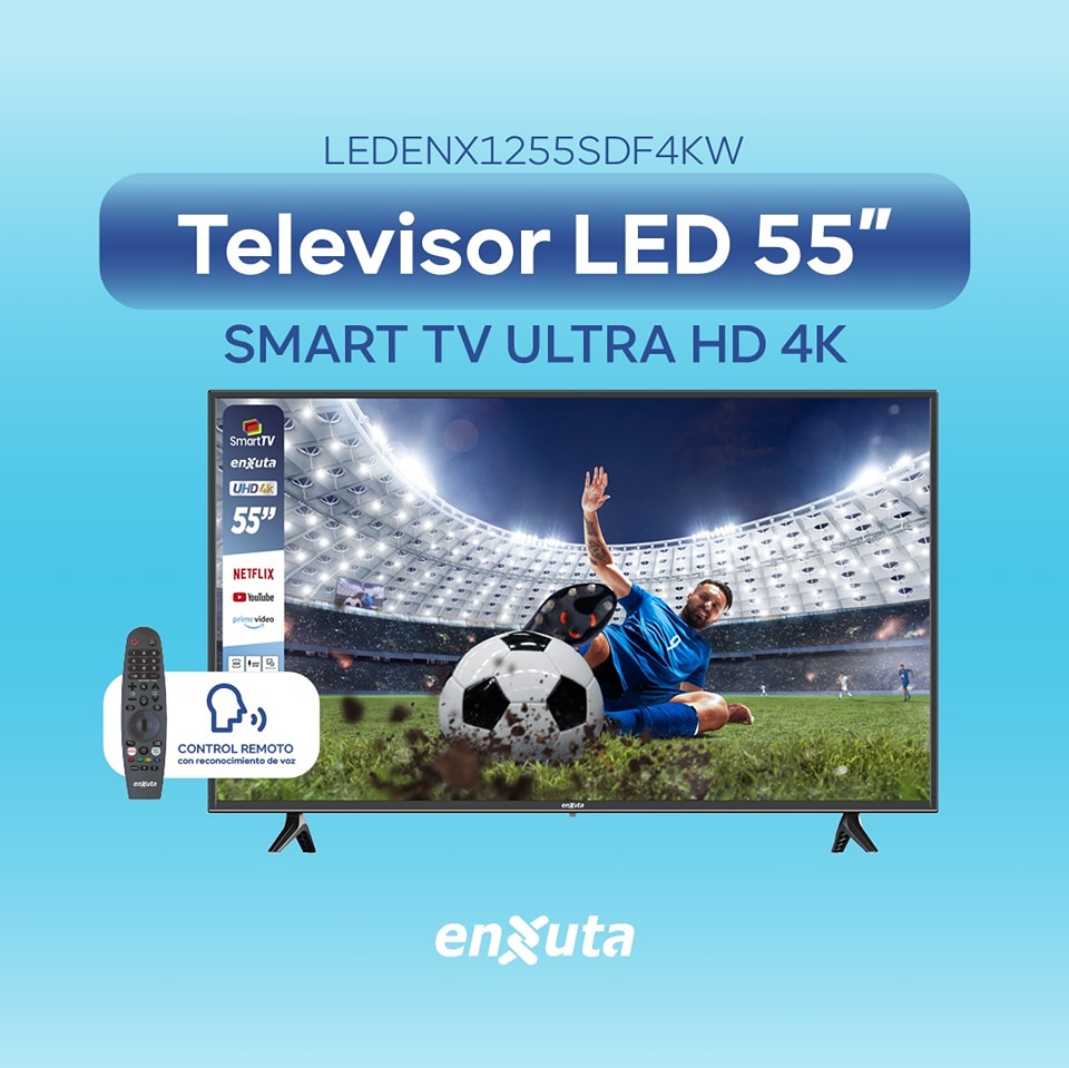 Televisor LED 55” Smart Tv Ultra HD 4k