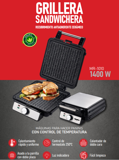 Sandwichera Grillera