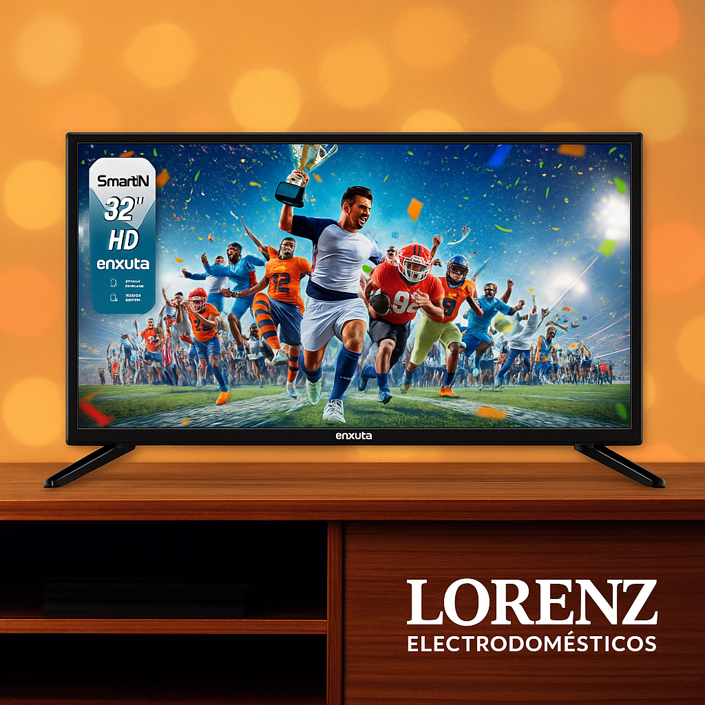 📺 Smart TV Enxuta 32" HD – Viví tus series y partidos con más emoción