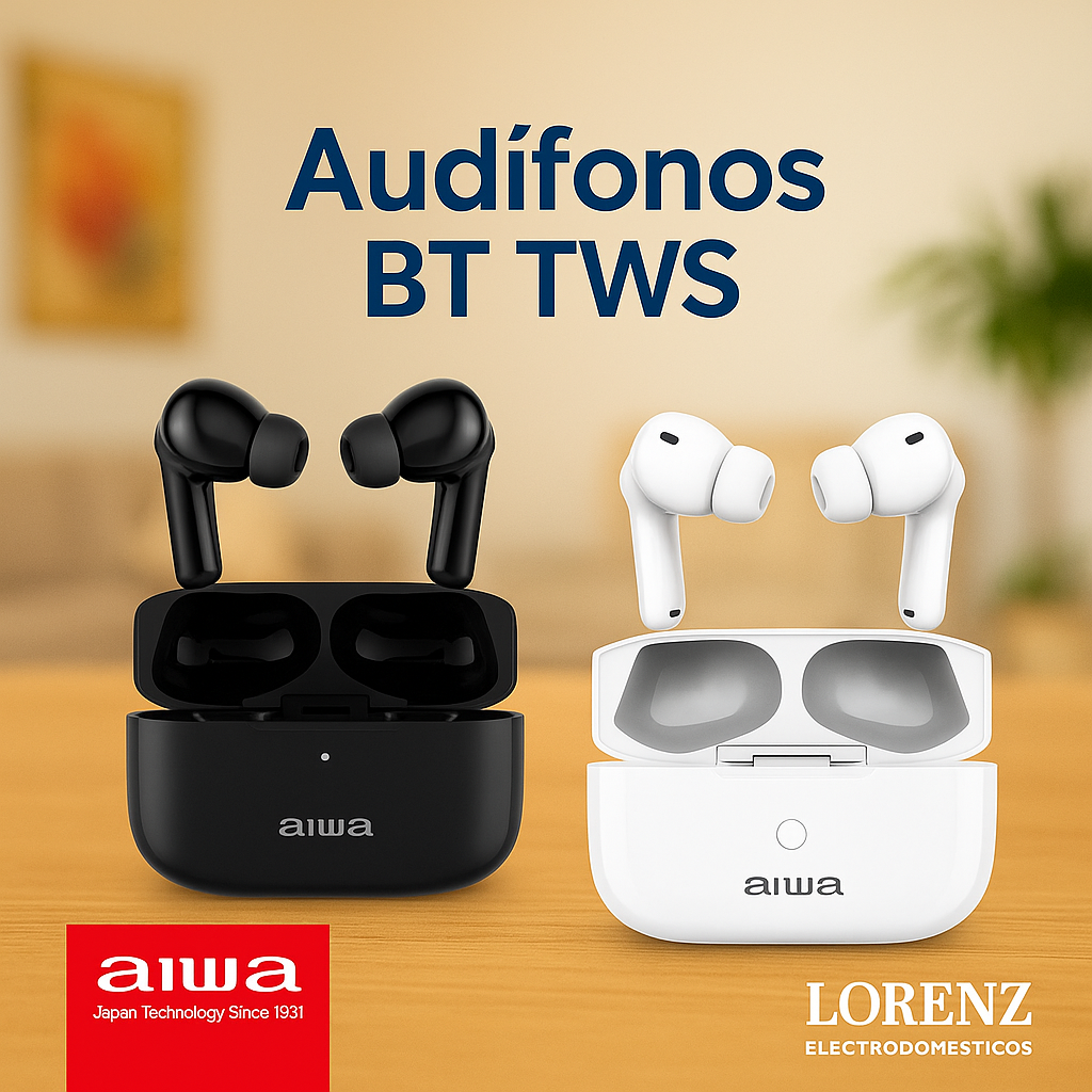 🎧 Audífonos Bluetooth TWS – Aiwa