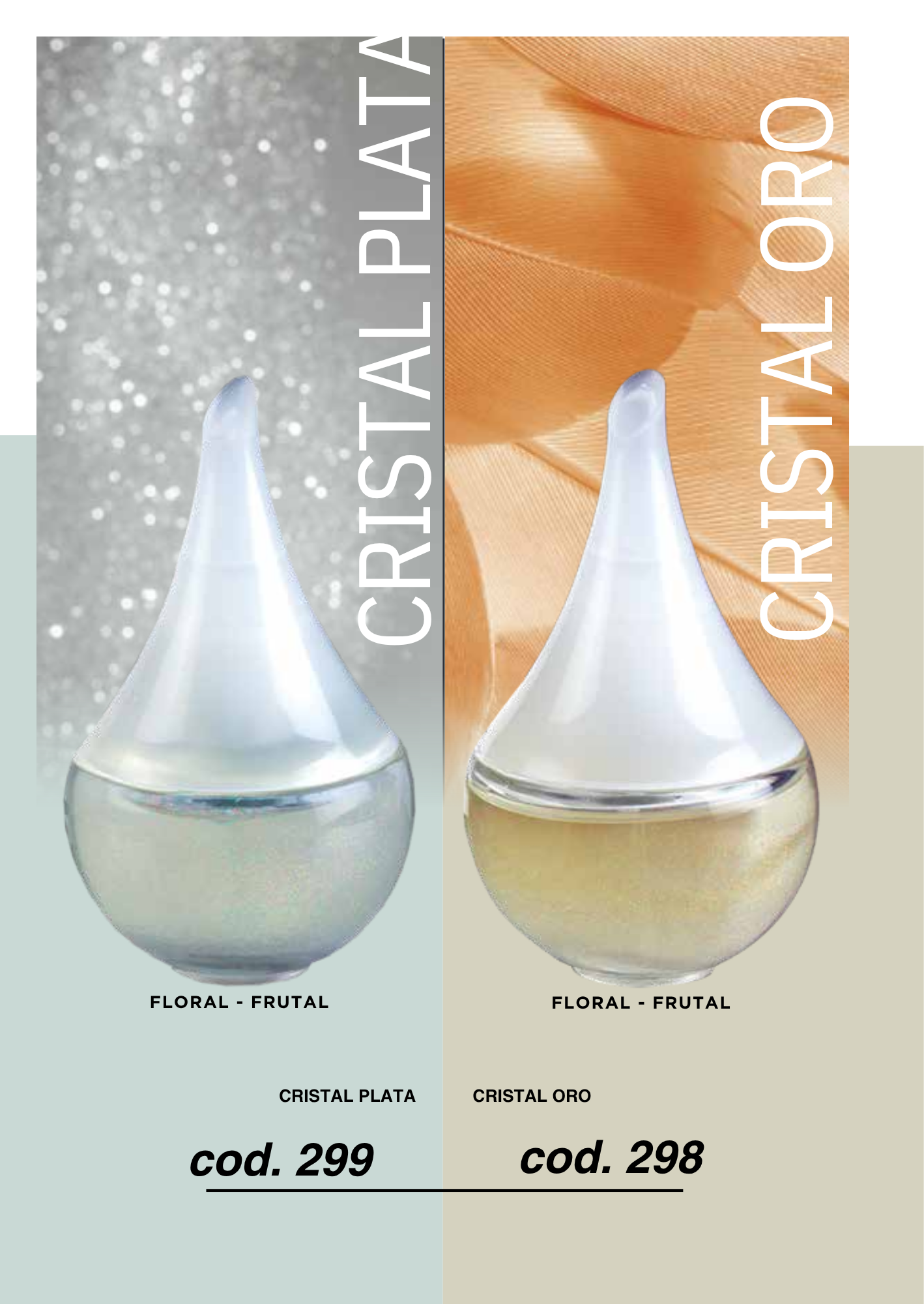 VIOLETTE CRISTAL PLATA / ORO Perfumes femeninos 60ml