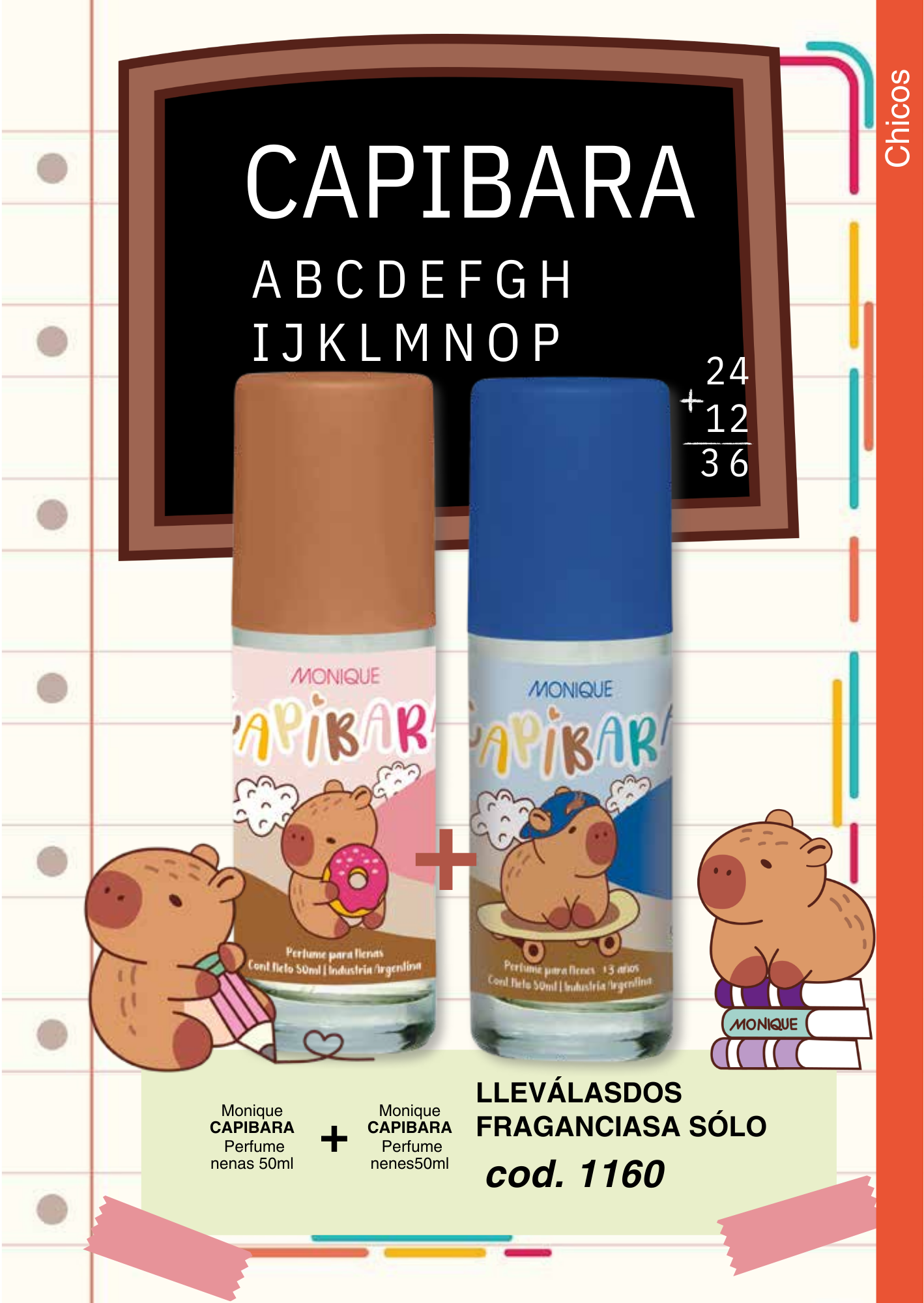 CAPIBARA Perfume nenas/nenes