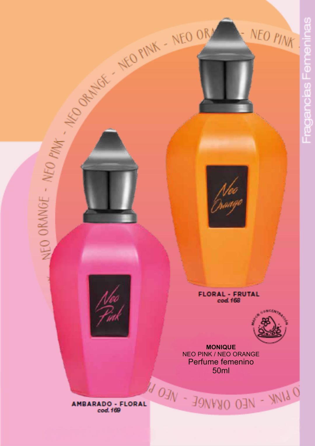 NEO PINK / ORANGE Perfumes femeninos 50ml