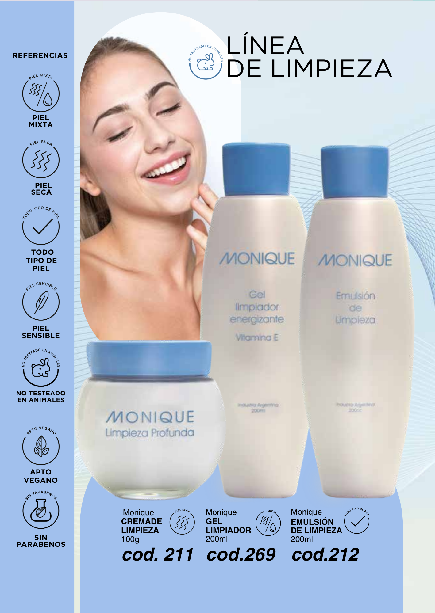 CREMA DE LIMPIEZA / GEL LIMPIADOR / EMULSIÓN DE LIMPIEZA