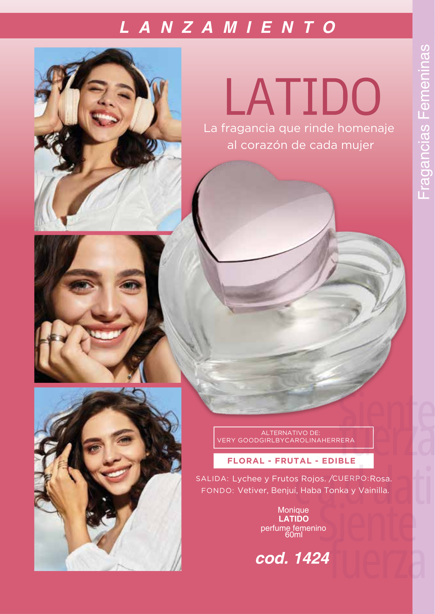 LATIDO perfume femenino 60ml