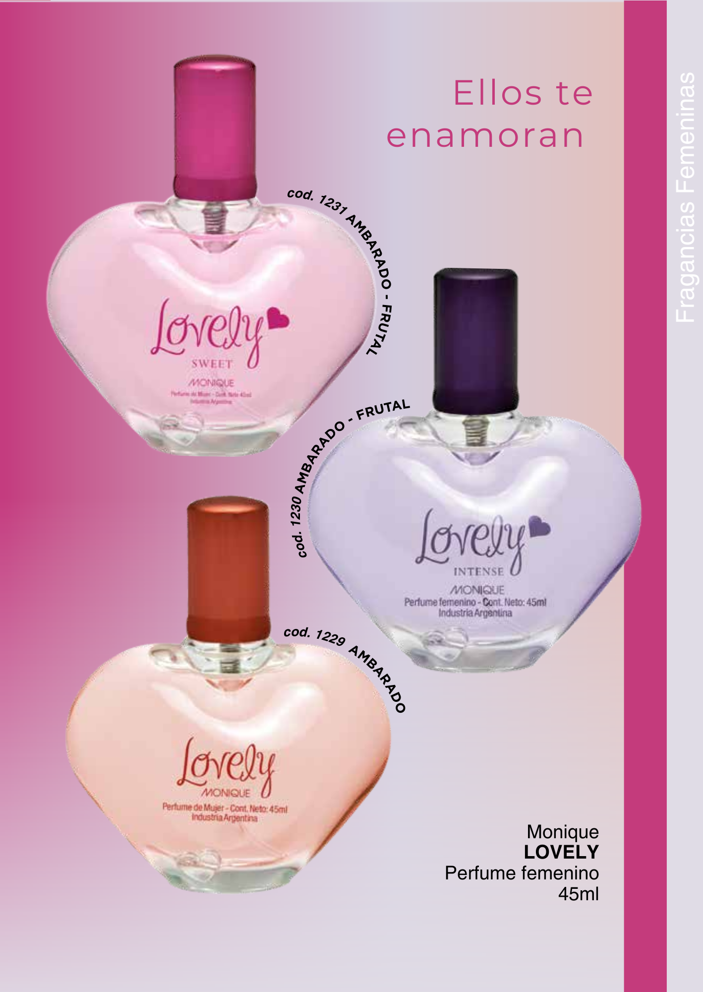 LOVELY Perfumes femeninos 45ml