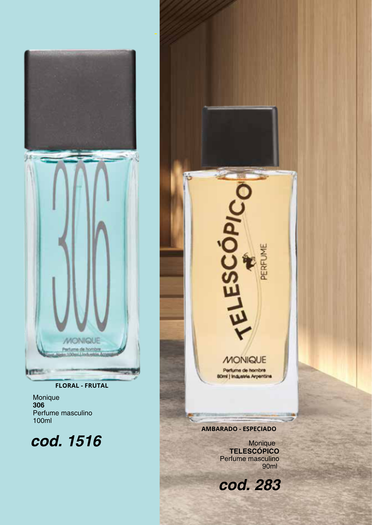 TELESCÓPICO / 306 perfumes masculinos